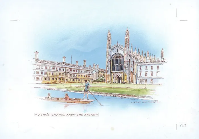 Framed Print : King's Chapel from the Backs, [Cambridge]