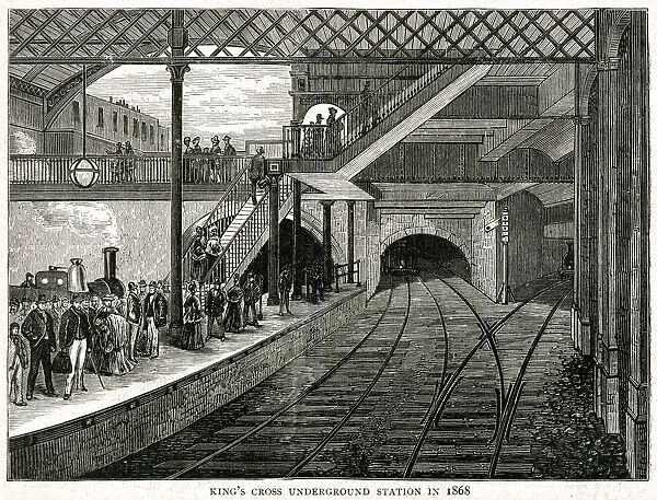 Kings Cross underground station 1868