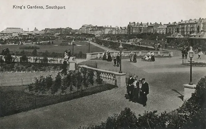 Framed Print : Kings Gardens, Southport, Merseyside Framed Print : Kings Gardens, Southport, Merseyside