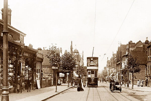 King's Heath High Street Birmingham probably 1920s