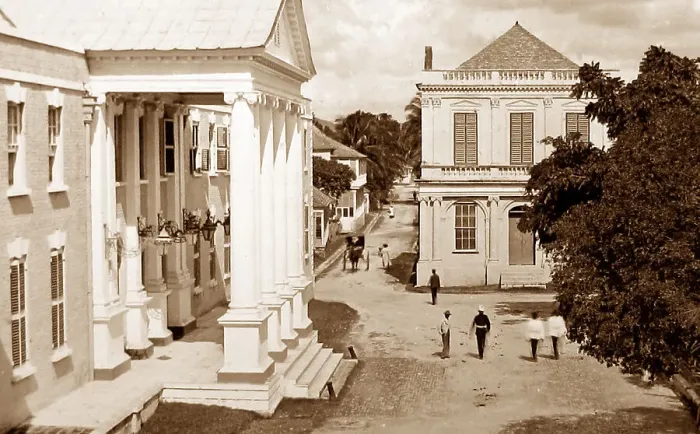 Framed Print : Kings House, Spanish Town, Jamaica Framed Print : Kings House, Spanish Town, Jamaica