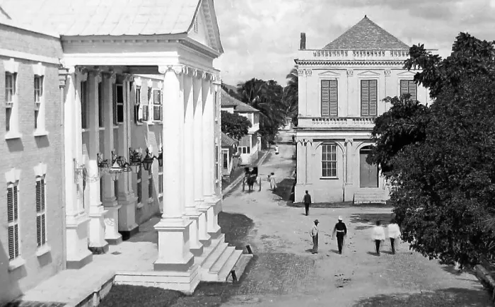 Framed Print : The King's House, Spanish Town, Jamaica - Victorian period Framed Print : The King's House, Spanish Town, Jamaica - Victorian period