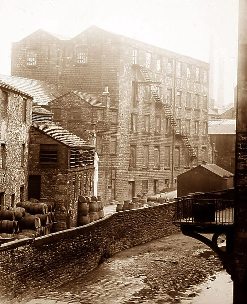 King's Mill, Burnley, Lancashire, early 1900s