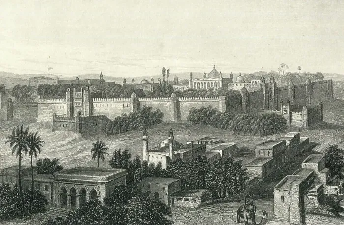 Framed Print : The King's Palace at Delhi, India Framed Print : The King's Palace at Delhi, India