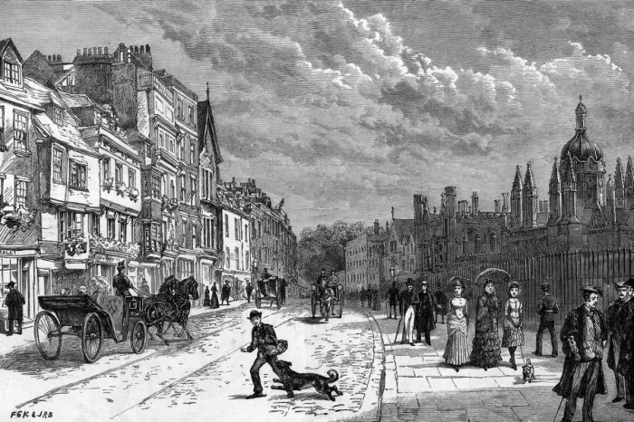 Framed Print : KINGS PARADE 1887 Framed Print : KINGS PARADE 1887