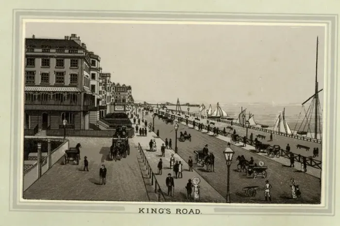 Framed Print : Kings Road, Brighton, Sussex Framed Print : Kings Road, Brighton, Sussex