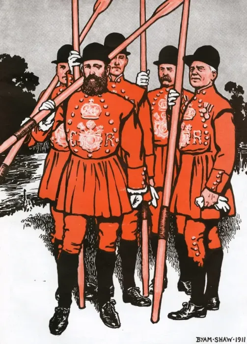 Framed Print : The Kings Watermen by Byam Shaw Framed Print : The Kings Watermen by Byam Shaw