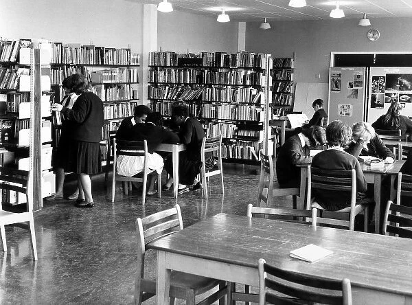 Kingsdale School library, Dulwich, South London