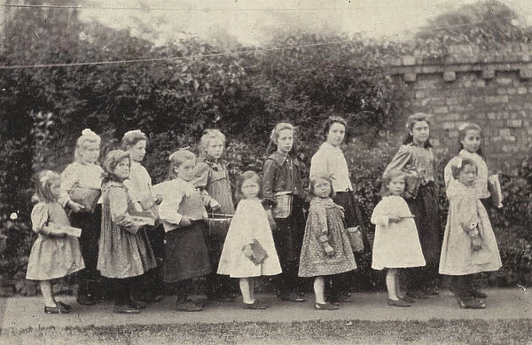 Kingsdown Orphanage, London - Children going to school
