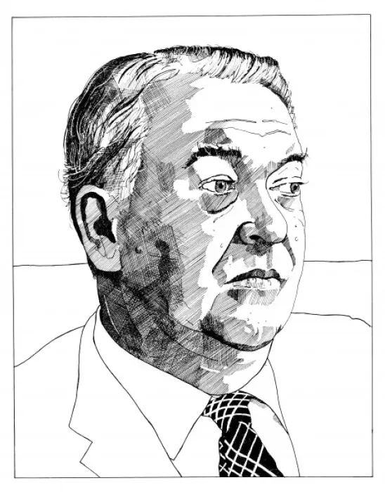 Framed Print : Kingsley Amis Framed Print : Kingsley Amis