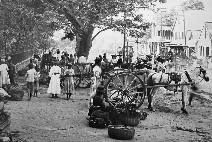 Framed Print : Kingston, Jamaica - Victorian period Framed Print : Kingston, Jamaica - Victorian period