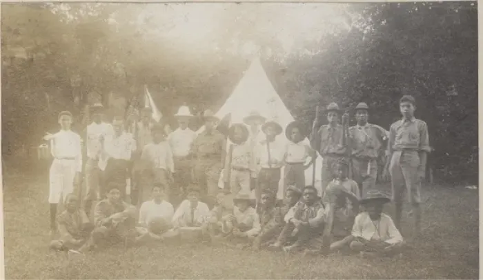 Framed Print : Kingston scouts camping, Jamaica Framed Print : Kingston scouts camping, Jamaica