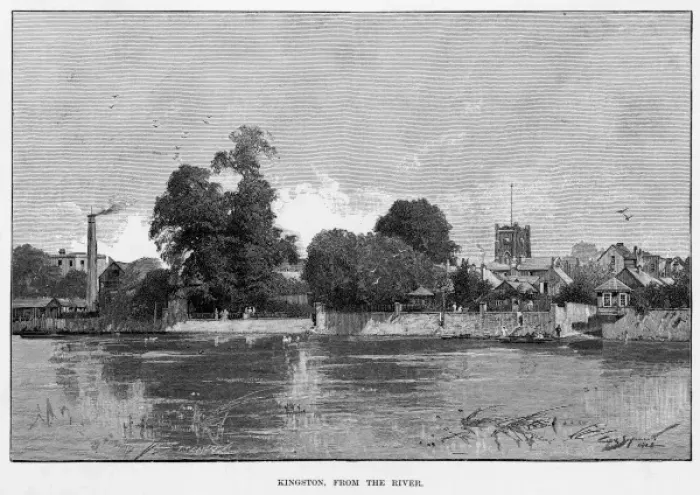 Framed Print : Kingston on Thames, Surrey Framed Print : Kingston on Thames, Surrey