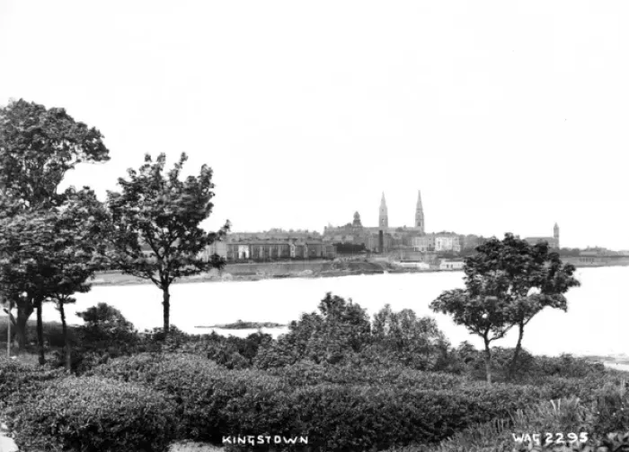 Framed Print : Kingstown - a view across the bay to the town in the distance Framed Print : Kingstown - a view across the bay to the town in the distance
