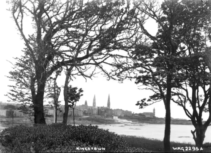 Framed Print : Kingstown - a view across the bay to the town in the distance Framed Print : Kingstown - a view across the bay to the town in the distance