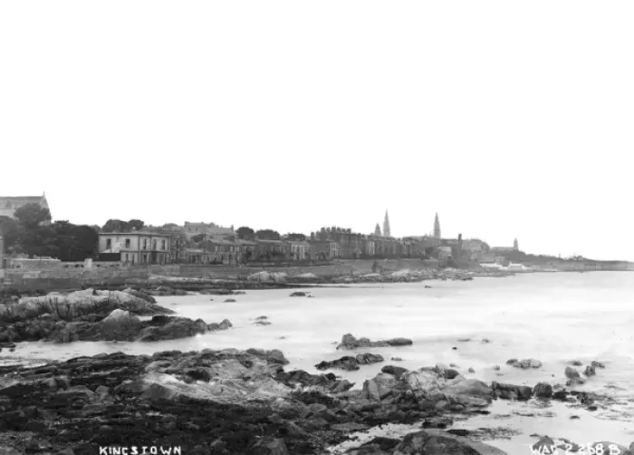 Framed Print : Kingstown - view as above but further back Framed Print : Kingstown - view as above but further back