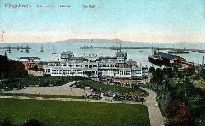 Framed Print : Kingstown, Co. Dublin, Ireland - Pavilion and Harbour Framed Print : Kingstown, Co. Dublin, Ireland - Pavilion and Harbour