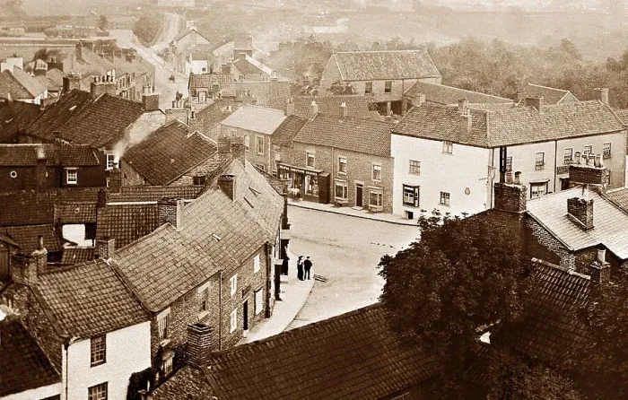 Framed Print : Kirbymoorside early 1900s Framed Print : Kirbymoorside early 1900s