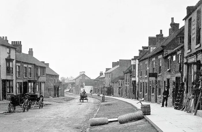 Framed Print : Kirbymoorside Railway Street early 1900s Framed Print : Kirbymoorside Railway Street early 1900s
