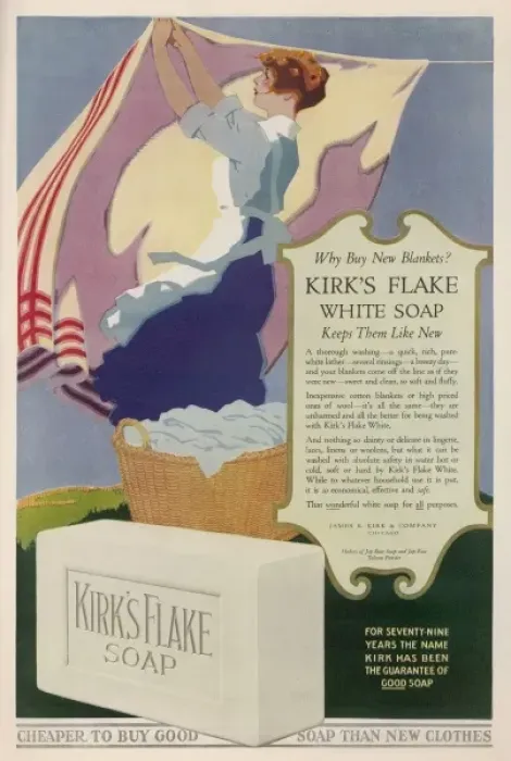 Framed Print : Kirks Flake Soap Framed Print : Kirks Flake Soap