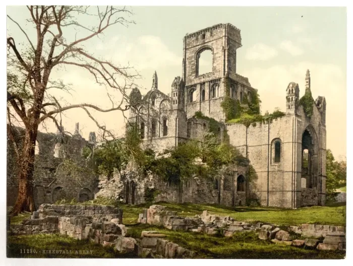 Framed Print : Kirkstall Abbey, York, England Framed Print : Kirkstall Abbey, York, England