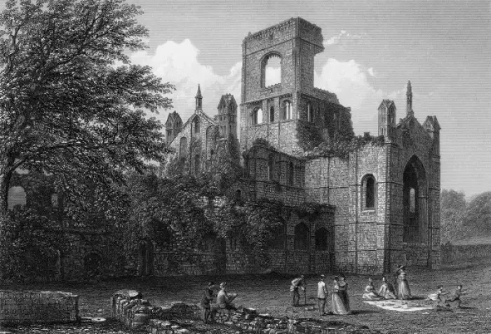 Framed Print : KIRKSTALL ABBEY, Yorkshire Framed Print : KIRKSTALL ABBEY, Yorkshire