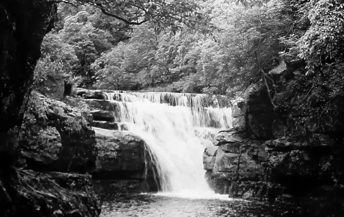 Framed Print : Kisdon Force, Keld in the 1930s Framed Print : Kisdon Force, Keld in the 1930s