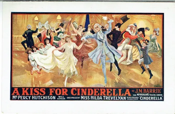 Framed Print : A Kiss for Cinderella by J M Barrie Framed Print : A Kiss for Cinderella by J M Barrie