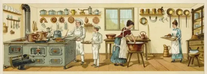 Framed Print : In the Kitchen Framed Print : In the Kitchen