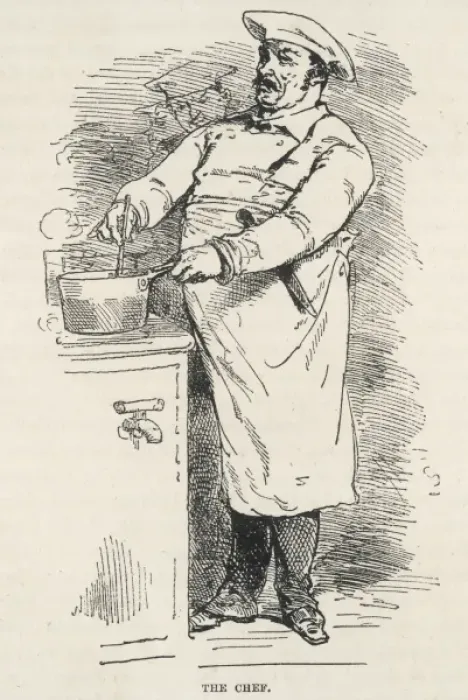 Framed Print : Kitchen Chef at Work Framed Print : Kitchen Chef at Work