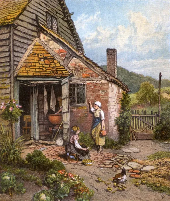 Framed Print : THE KITCHEN GARDEN Framed Print : THE KITCHEN GARDEN
