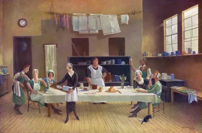 Framed Print : The Kitchen of The George Framed Print : The Kitchen of The George