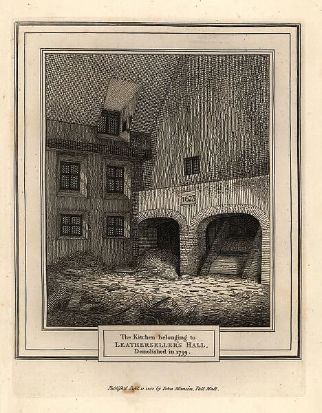 Kitchen of Leathersellers Hall, London