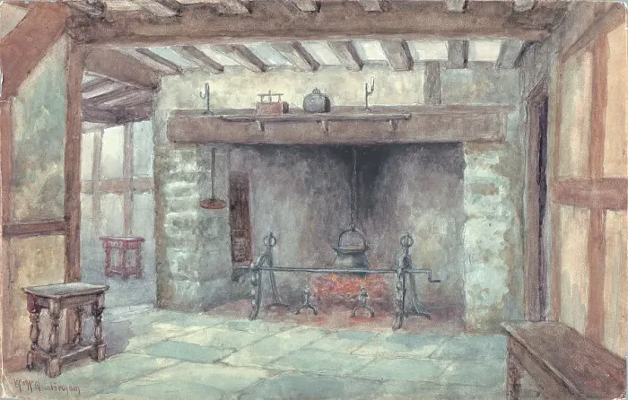 Framed Print : The kitchen, Shakespeare's Birthplace, Stratford-upon-Avon Framed Print : The kitchen, Shakespeare's Birthplace, Stratford-upon-Avon