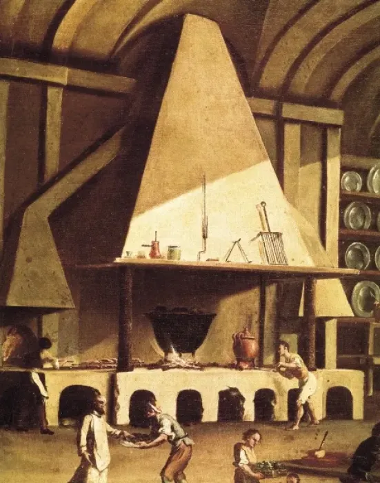 Framed Print : Kitchen of the St. Martins Charterhouse (Certosa Framed Print : Kitchen of the St. Martins Charterhouse (Certosa