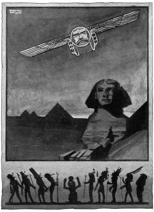 Framed Print : Kitchener takes Egypt and its gods by surprise, 1914 Framed Print : Kitchener takes Egypt and its gods by surprise, 1914