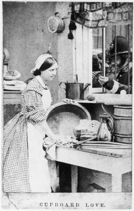 Framed Print : The Kitchenmaid and the Constable Framed Print : The Kitchenmaid and the Constable