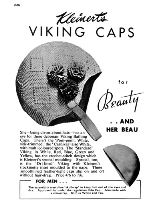 Framed Print : Kleinerts viking caps advertisement Framed Print : Kleinerts viking caps advertisement