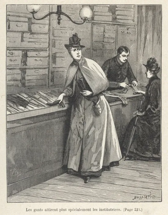 Framed Print : KLEPTOMANIAC / CA 1890 Framed Print : KLEPTOMANIAC / CA 1890