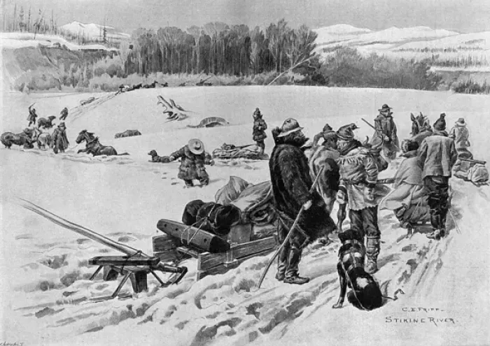 Framed Print : Klondike Gold Rush Framed Print : Klondike Gold Rush