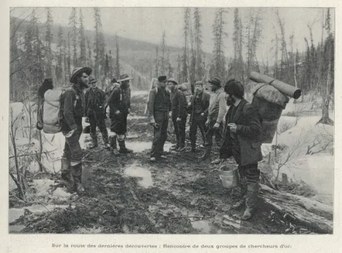 Framed Print : Klondike Gold Rush Framed Print : Klondike Gold Rush
