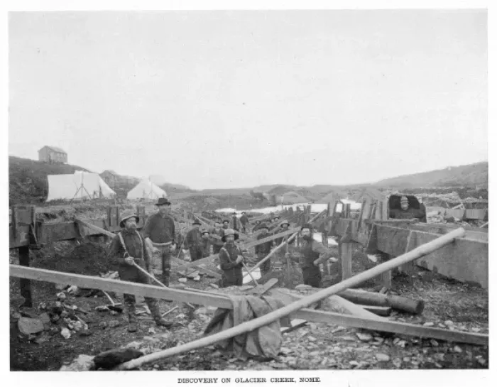 Framed Print : Klondike / Hegg / 1900 Framed Print : Klondike / Hegg / 1900
