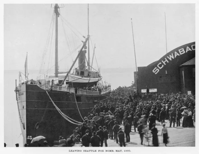 Framed Print : Klondike / Leaving Seattle Framed Print : Klondike / Leaving Seattle