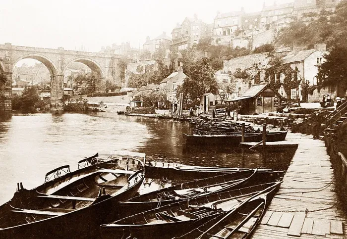 Framed Print : Knaresborough - Boat Landing Framed Print : Knaresborough - Boat Landing