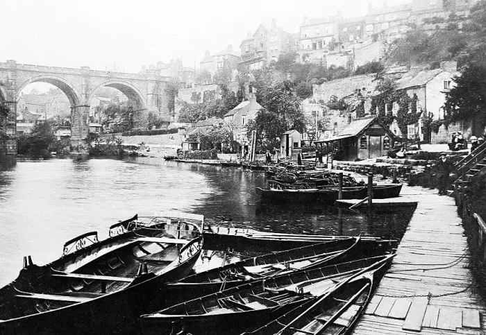 Framed Print : Knaresborough - Boat Landing Framed Print : Knaresborough - Boat Landing