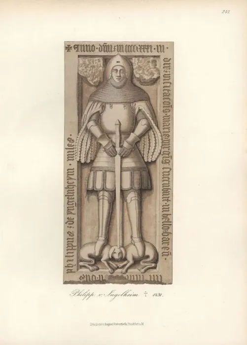 Framed Print : Knight in armor from the 15th century with heraldic shield and helmet Framed Print : Knight in armor from the 15th century with heraldic shield and helmet