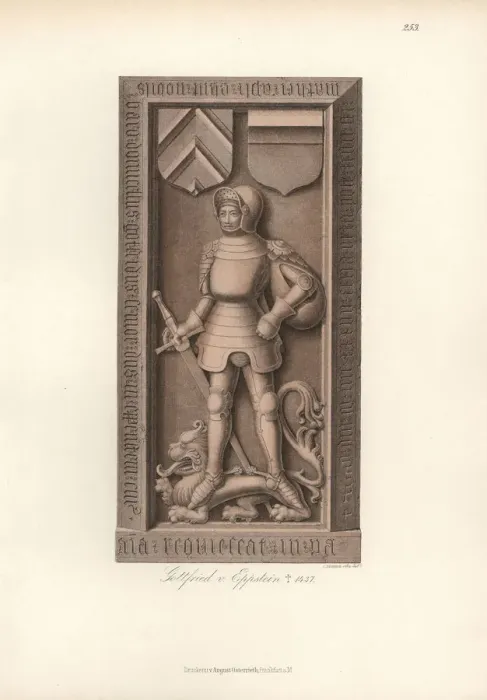 Framed Print : Knight in armor from the 15th century with heraldic shield and helmet Framed Print : Knight in armor from the 15th century with heraldic shield and helmet