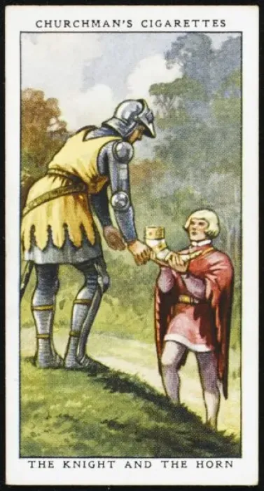 Framed Print : The Knight & the Horn Framed Print : The Knight & the Horn