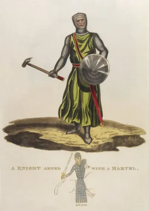 Framed Print : Knight with Martel / 1220 Framed Print : Knight with Martel / 1220