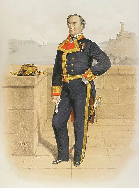 Knight with the naval decoration of the Cruz de Distincion